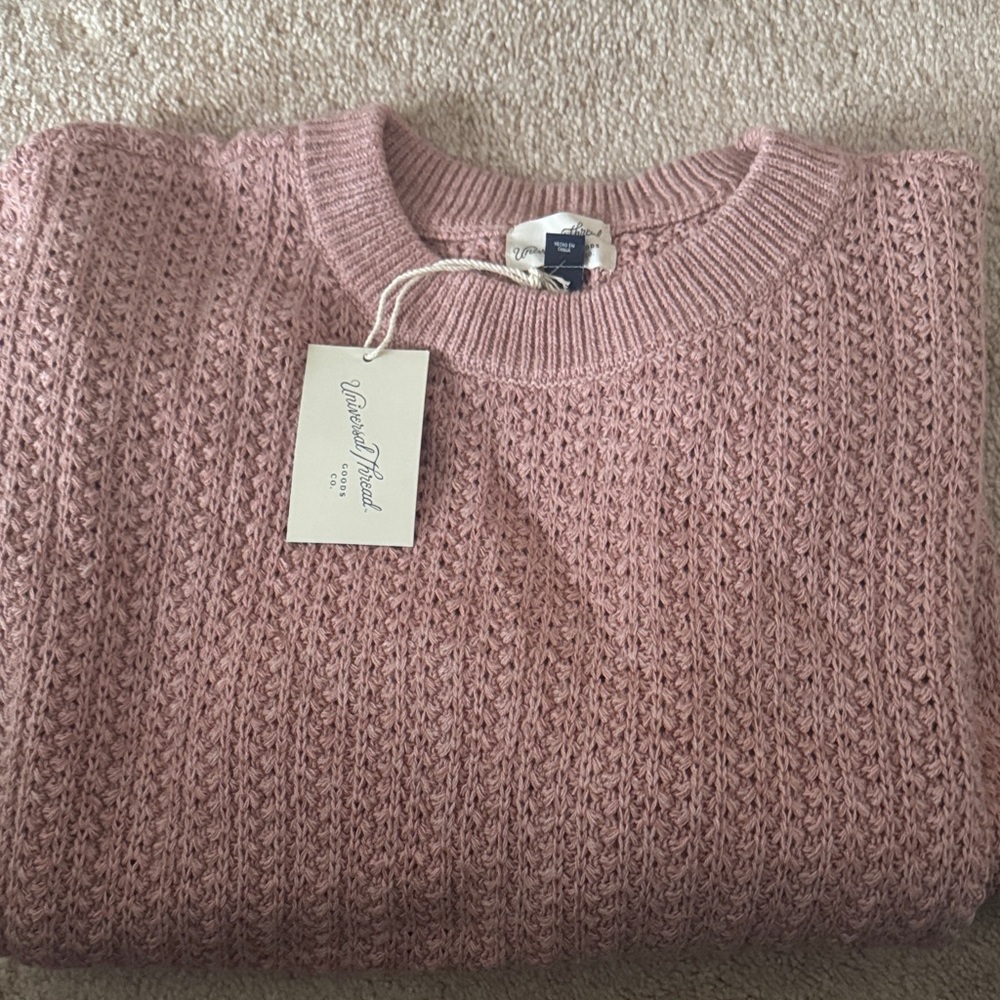 Universal Thread Pink Crew Neck Sweater 2X NWT
